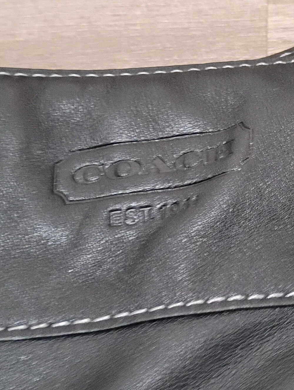 Coach Vintage Y2K Classic Casual Black Leather Zoe Hobo Shoulder Tote Bag Chunky